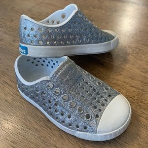 Girls Natives Jefferson Bling Silver Size c5